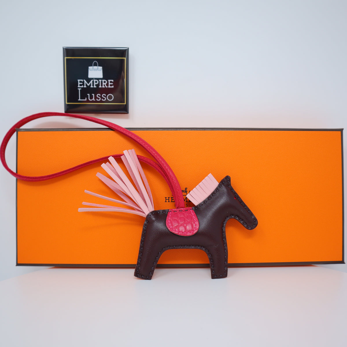 Hermès Milo GriGri Rodeo Bag Charm TPM - Pink Keychains, Accessories -  HER535126