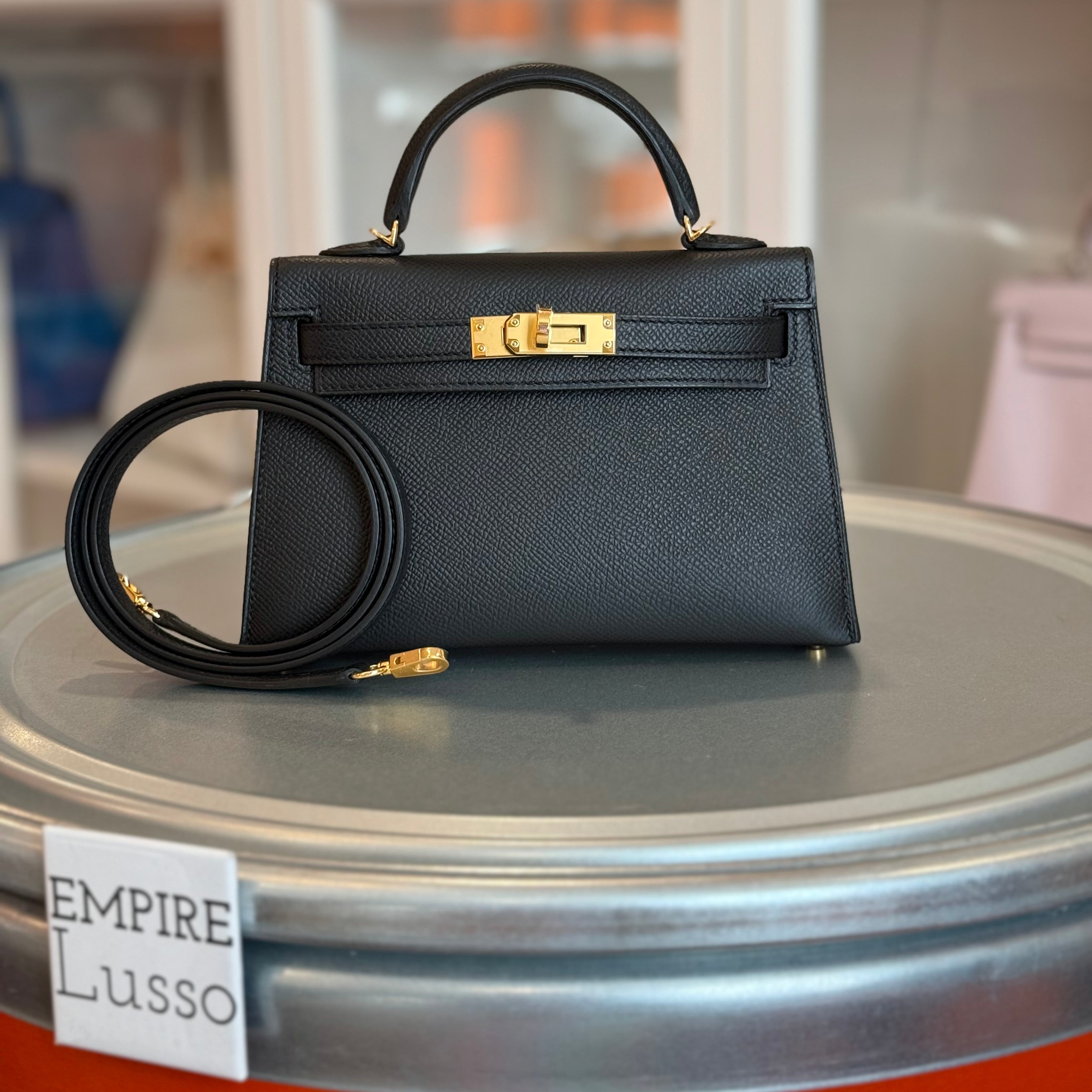 Outfit Street Style Hermes Kelly Black Jamiechua Wearing K20 Black