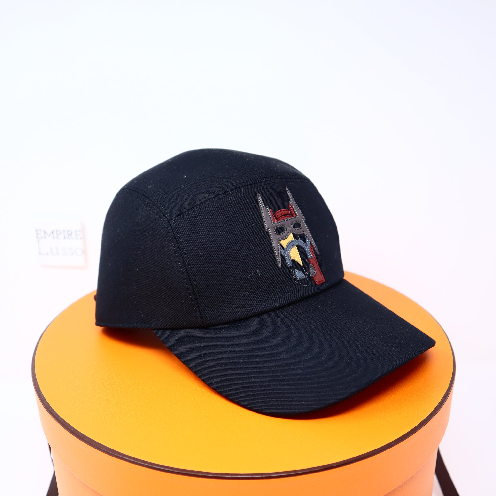 エルメス HERMES CAP NEVADA CHEVAL 58 Hermes Cap Nevada Puzzle Equestre Hat Ecru Cotton 58 New