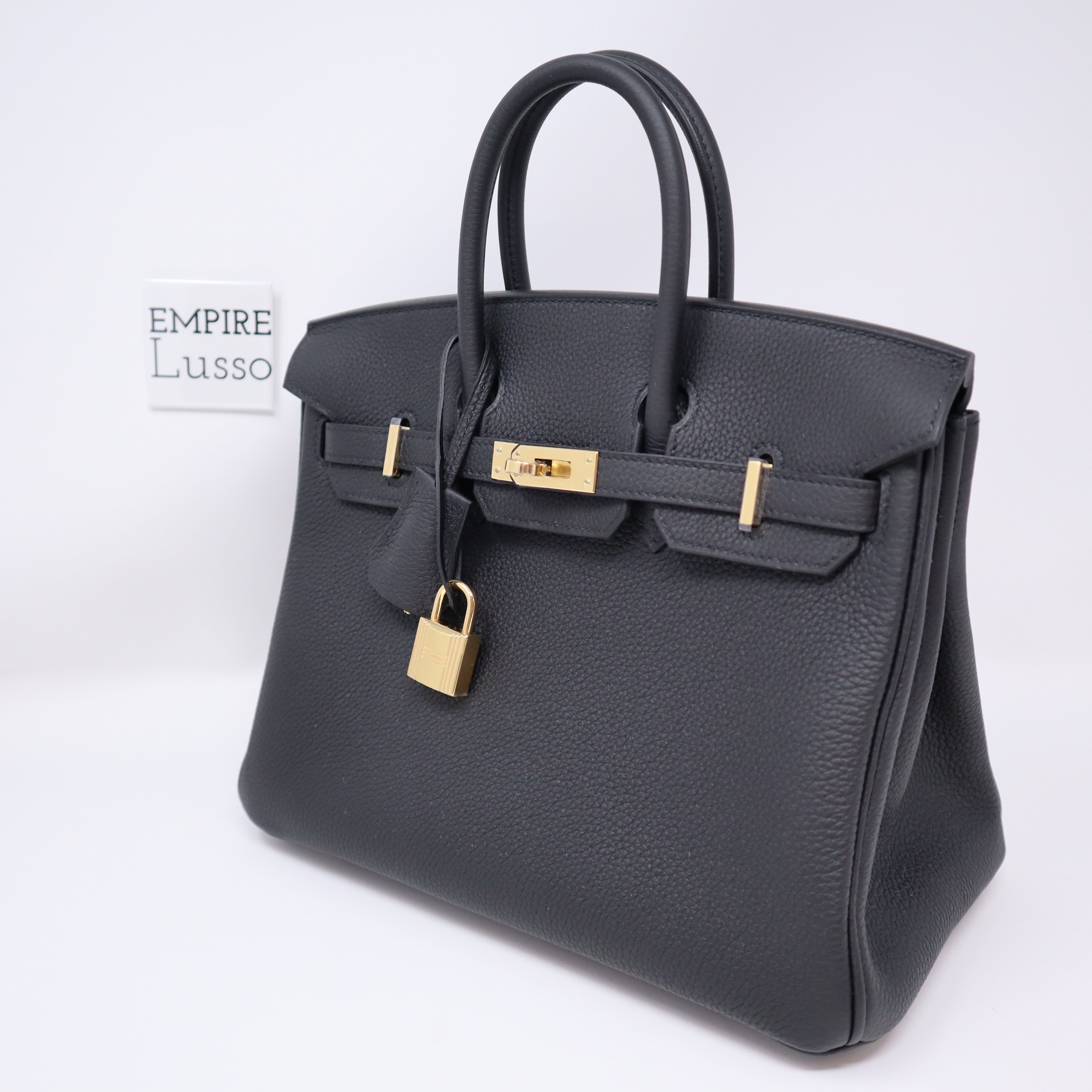 Hermès Black Togo Birkin 25 Rose Gold Hardware, 2023 Available For