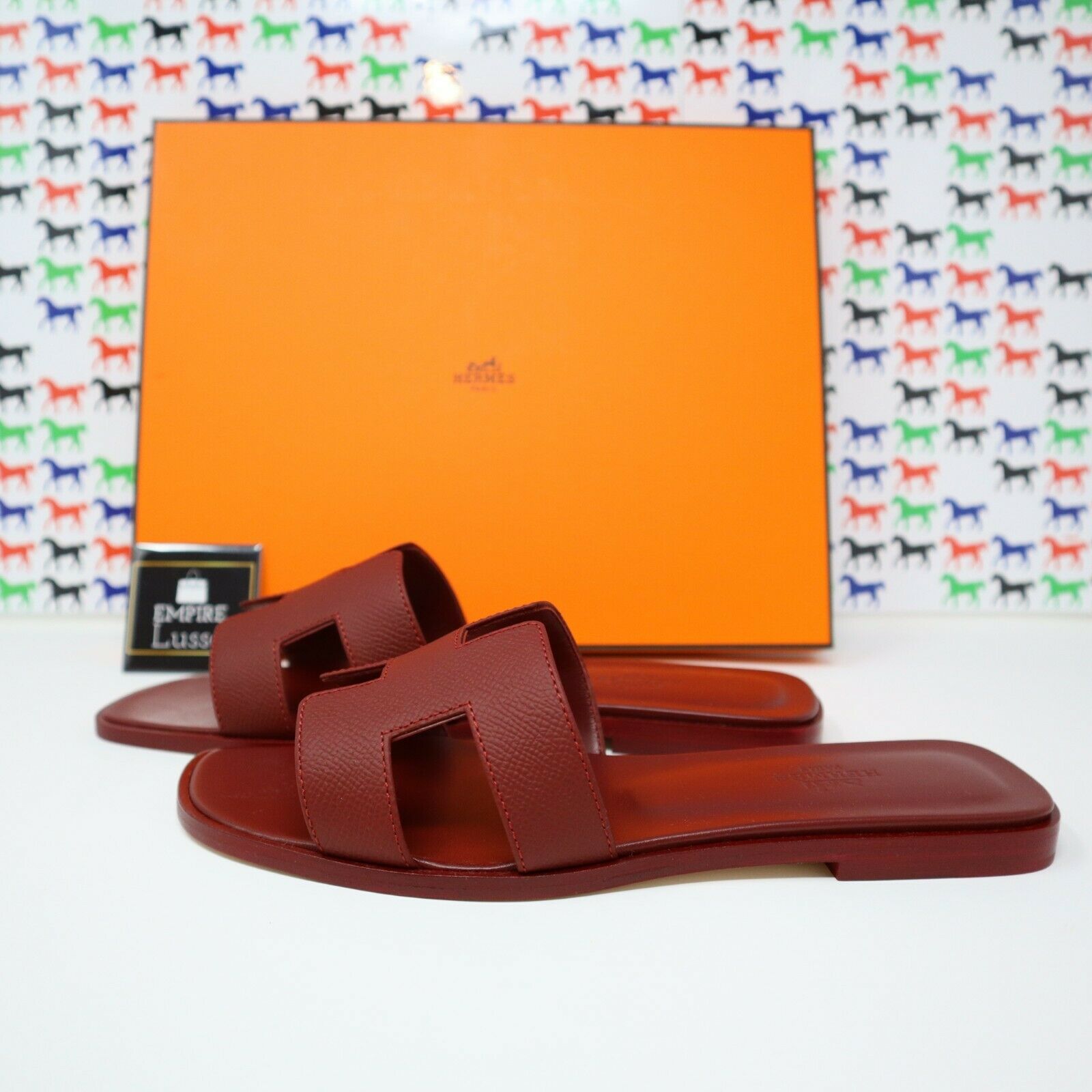 Hermes Red Oran Sandal– TC