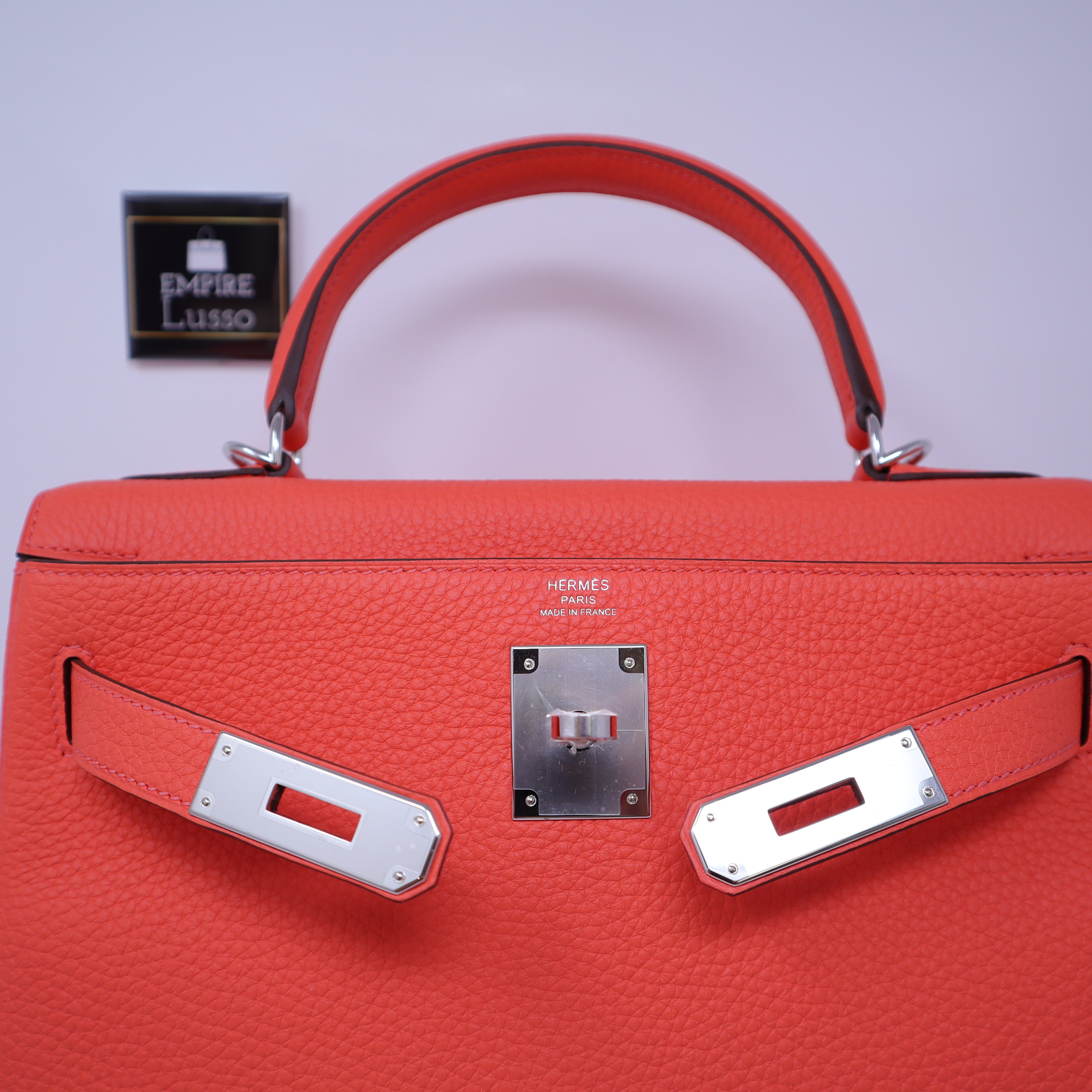 Hermes Birkin Handbag Rose Texas Swift with Palladium Hardware 25