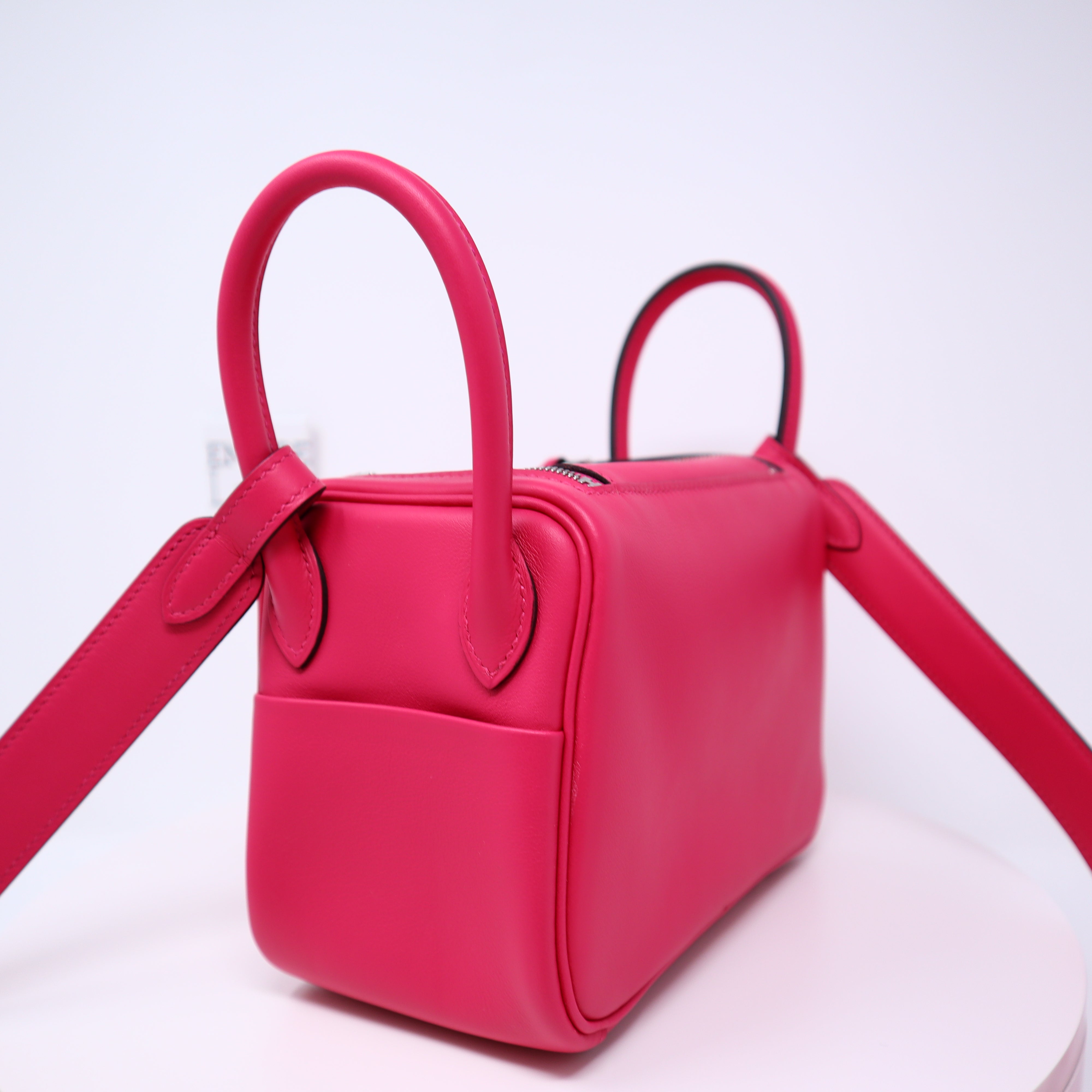 Hermes Lindy Womens Handbags, Pink