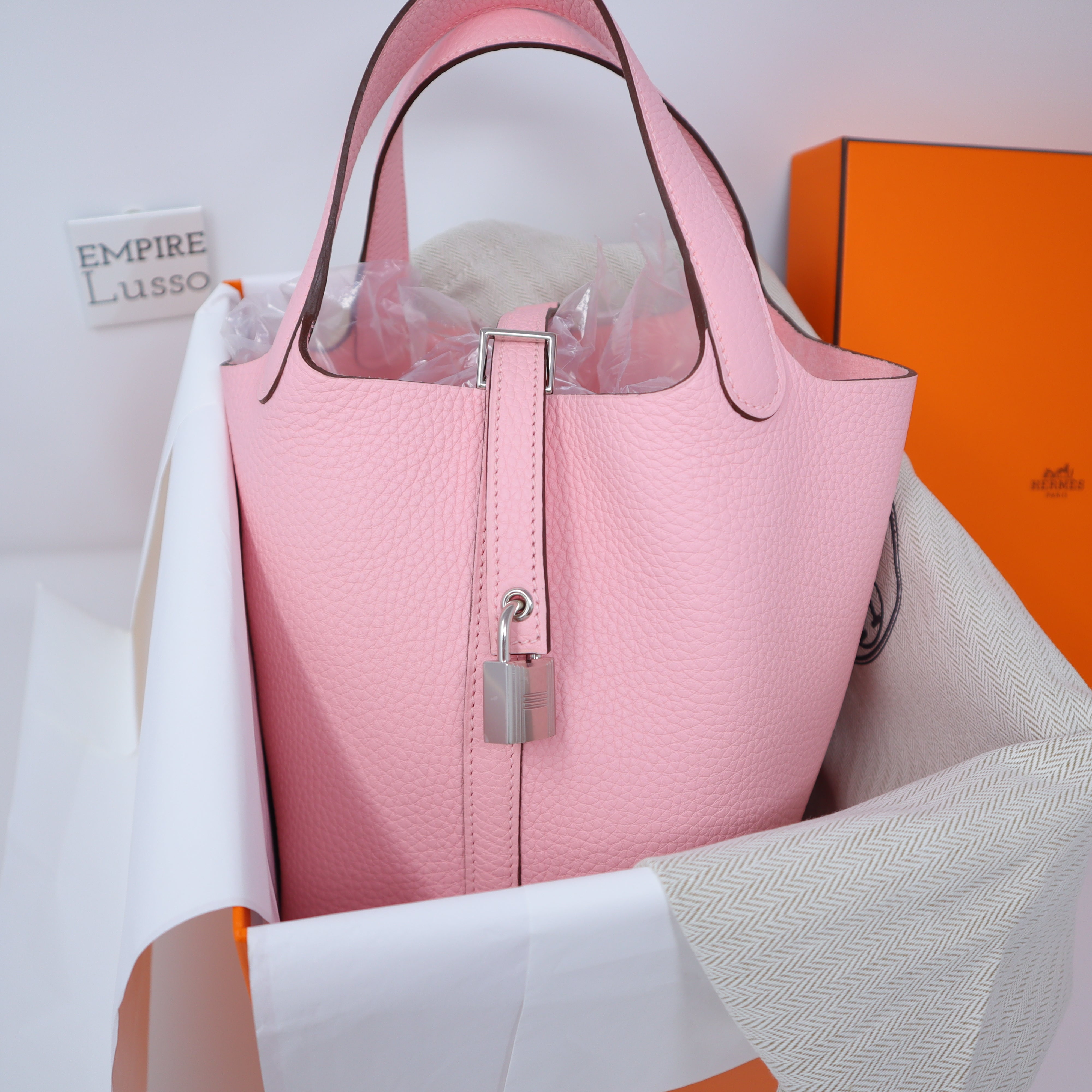 Hermès Picotin 18 rose Mexico limited edition Pink Leather ref