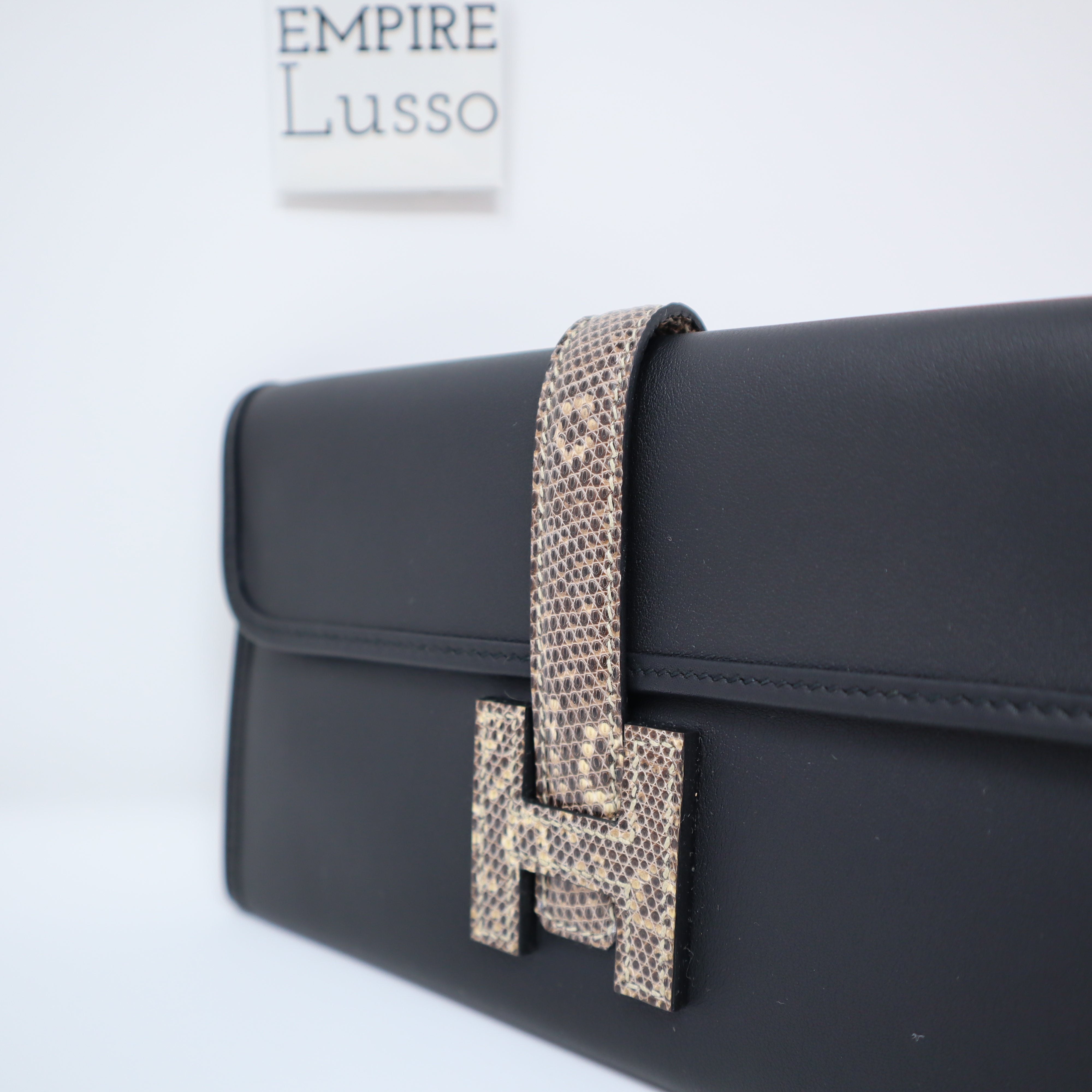 Hermes Duo Jige Leather Wallet
