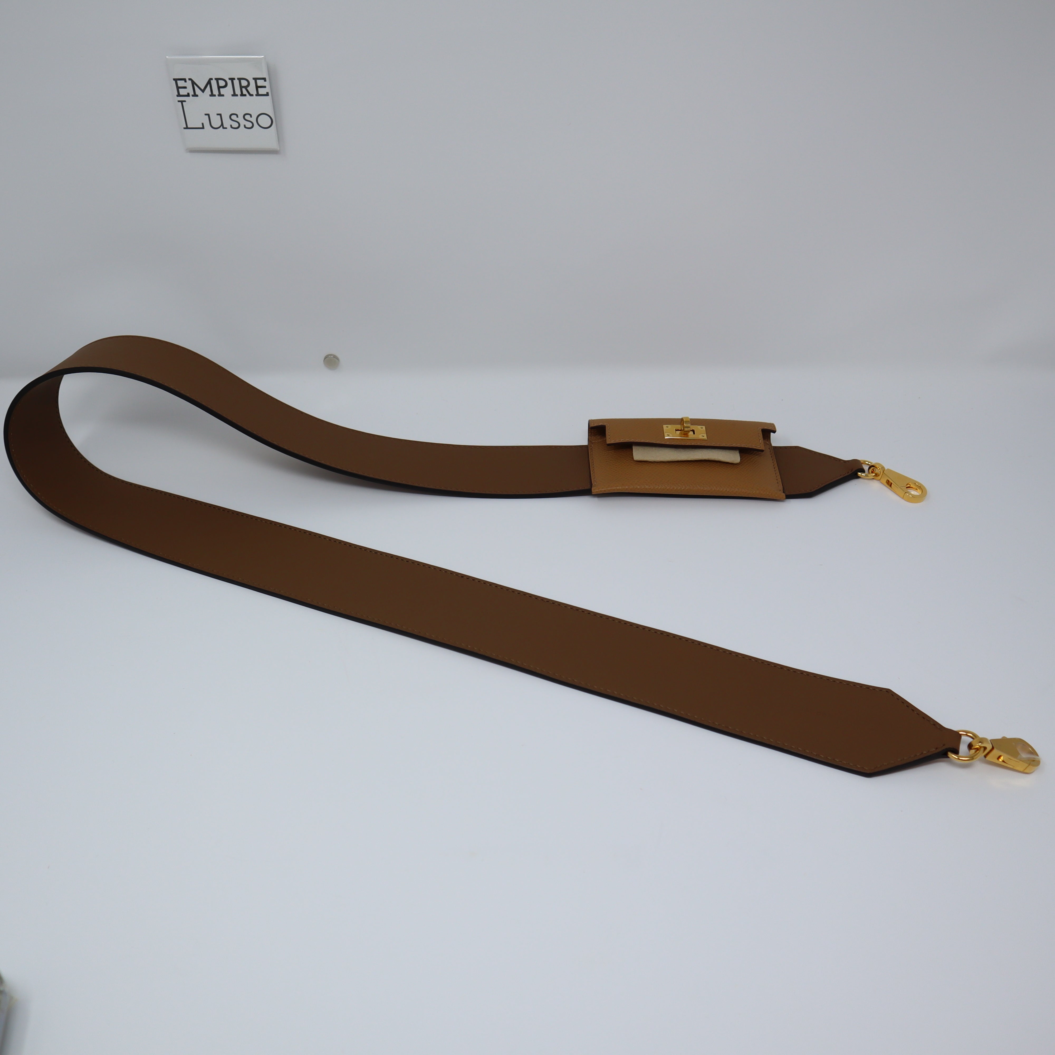 HERMÈS KELLY POCKET STRAP 105CM ROUGE CASAQUE and TOMATE Epsom and Swift  GHW For Sale at 1stDibs