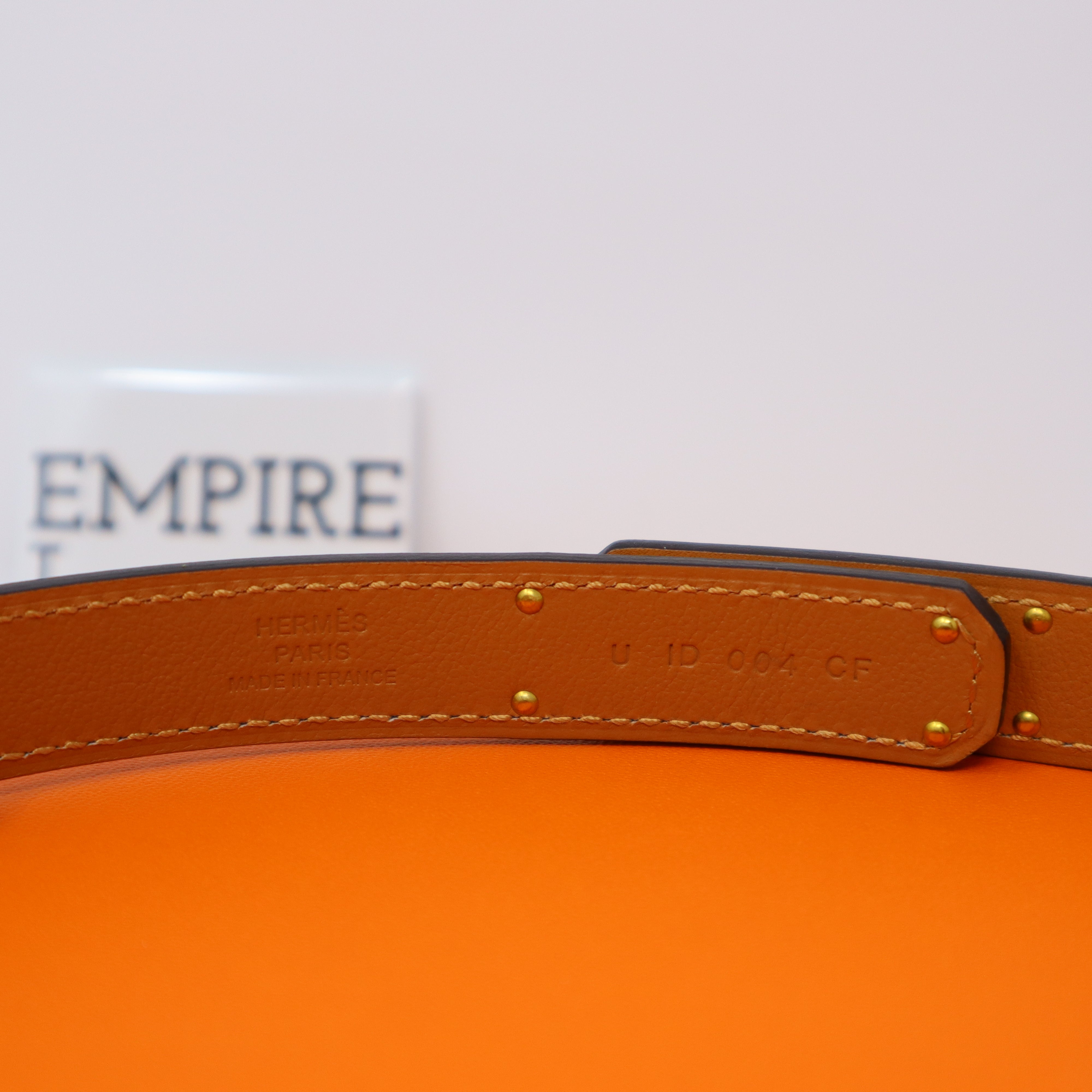 HERMES BELT Kelly Pocket 18 Belt Epsom Gold Gold Hardware Hot Classic –  Empire Lusso