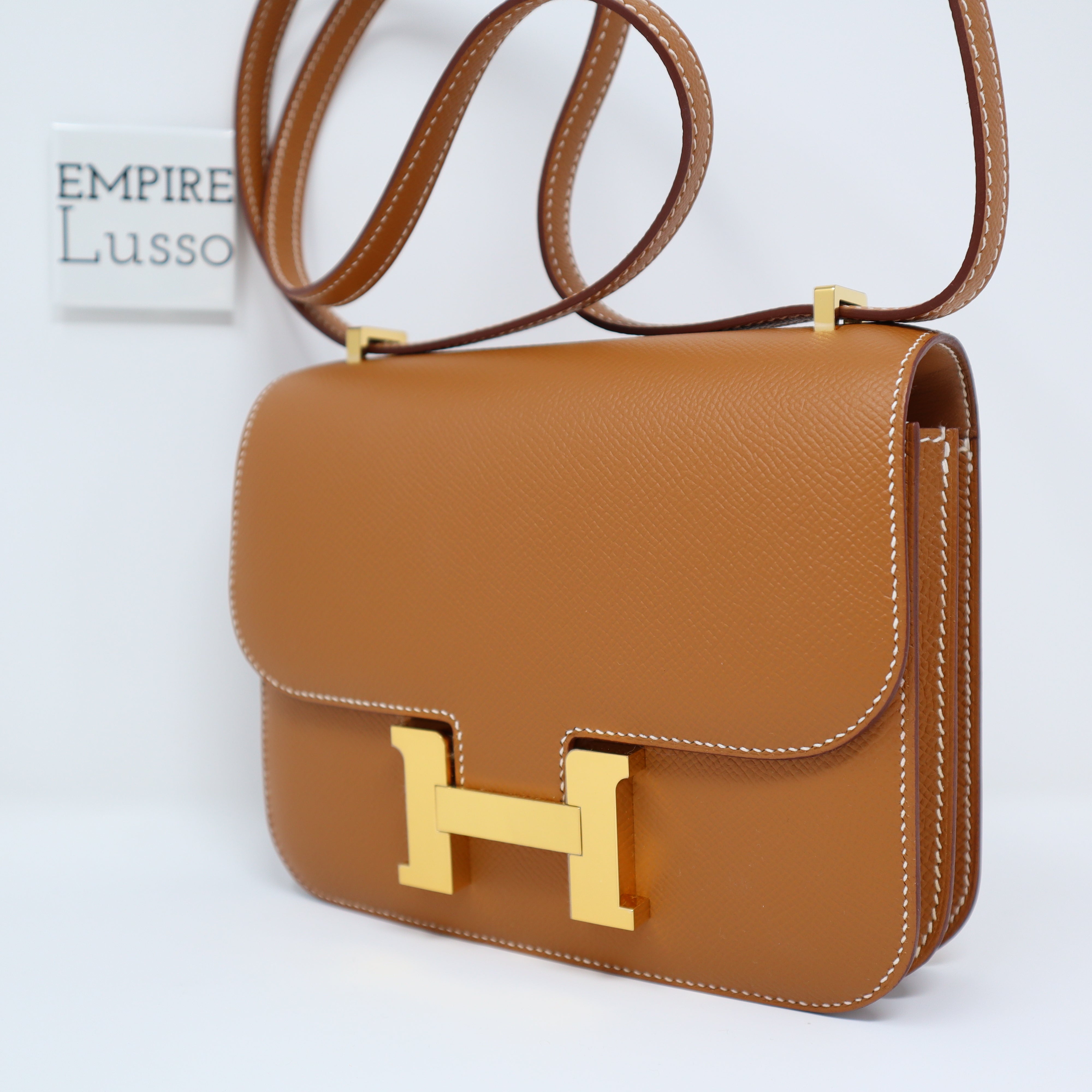 Hermès Constance 18 Etain Epsom in Rose Gold Hardware Authentic Hermes C18  RSGHW, Luxury, Bags & Wallets on Carousell